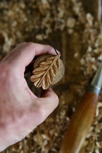 Image 8 of Oak Leaf  Pendant Necklace 