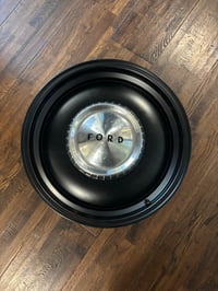 Image 2 of Ford Bottle Cap Hubcap Adapters for Coy's, Boyd, Speedway or Detroit Steel Wheels - Set of 4
