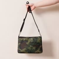 Image 2 of army green camo Crossbody bag
