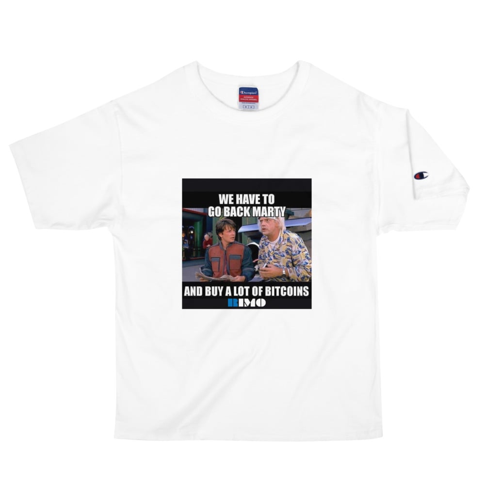 Image of Men's Champion T-Shirt Marty and Doc