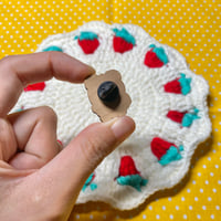 Image 2 of Quilt Panda - Wooden Pin
