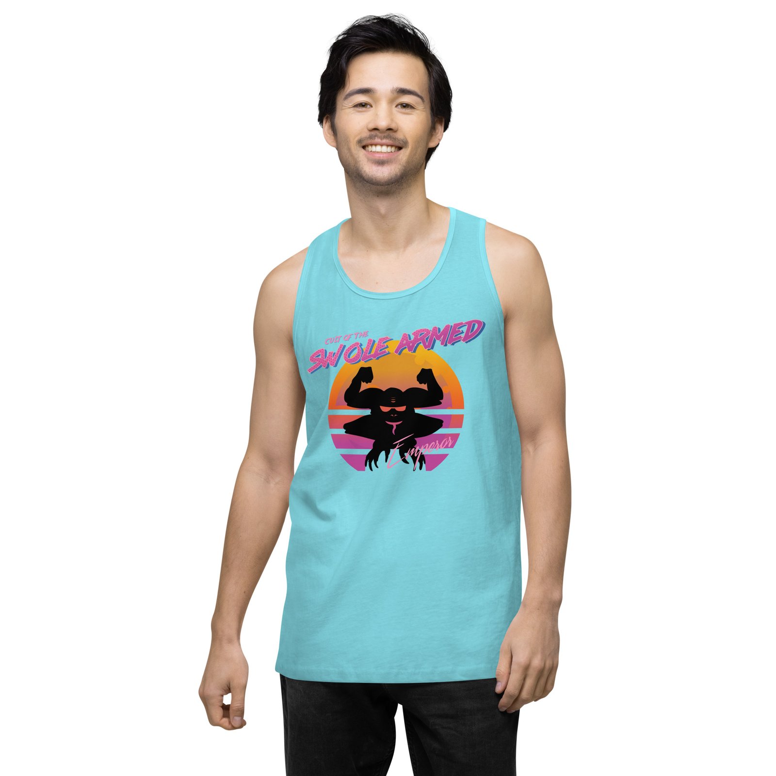Cult of the Swole Armed Emperor Tank Top (4 Him) | 40k Badcast