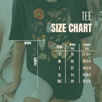 Image 6 of Gemini Nature Chart Black T-shirt