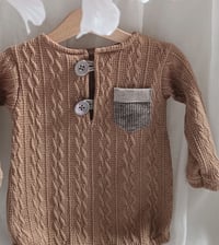 Image 3 of Photoshooting boys bodysuit |  Ari | camel | 12-15 months | 18-24 months