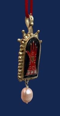 Image 3 of Bejewelled Glove Pendant 