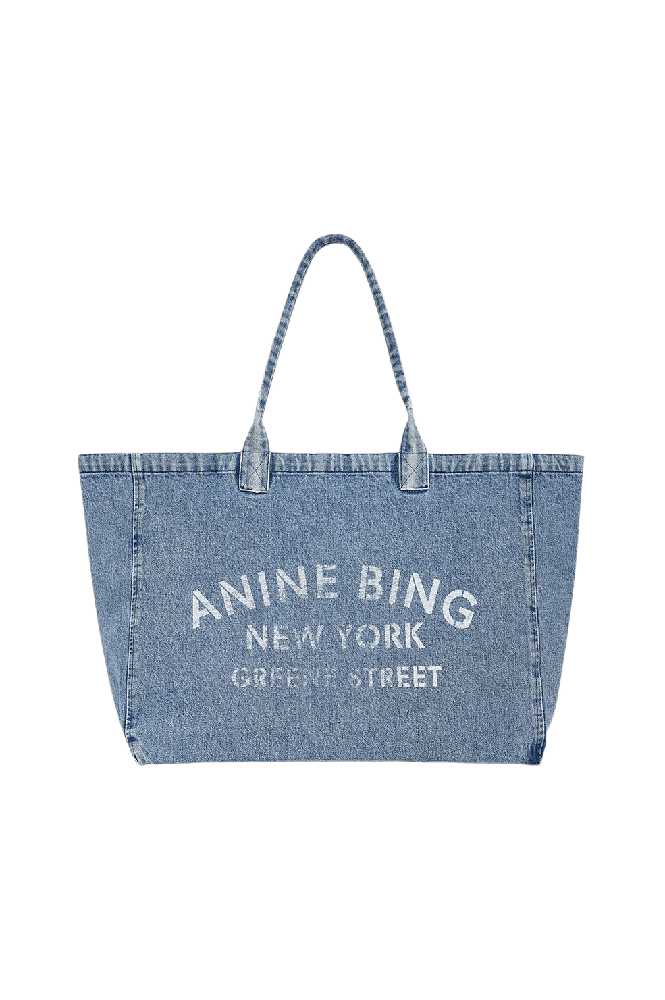 Image of ANINE BING Leo Denim Tote