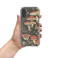 Image 11 of Dark Cottagecore Goth Inspired Vibrant Mushroom Clear Case for iPhone®