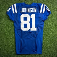 Image 2 of 2015 Nike NFL Team-Issued Game Jersey Indianapolis Colts Andre Johnson Team COA