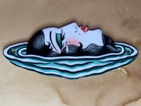 Image 1 of Cry Me A River - porcelain wall plaque