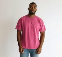 Image 1 of Tee Bleach Pink SV