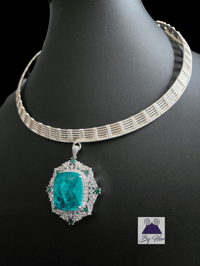 Image 3 of Aqua Necklace