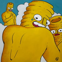 Image 1 of "Fusilli me Twice" Painting