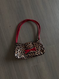 red & cheetah purse 