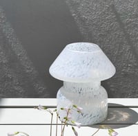 Image 1 of WHITE GLASS LAMP