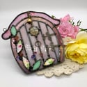 Pink Fairy Door Suncatcher 