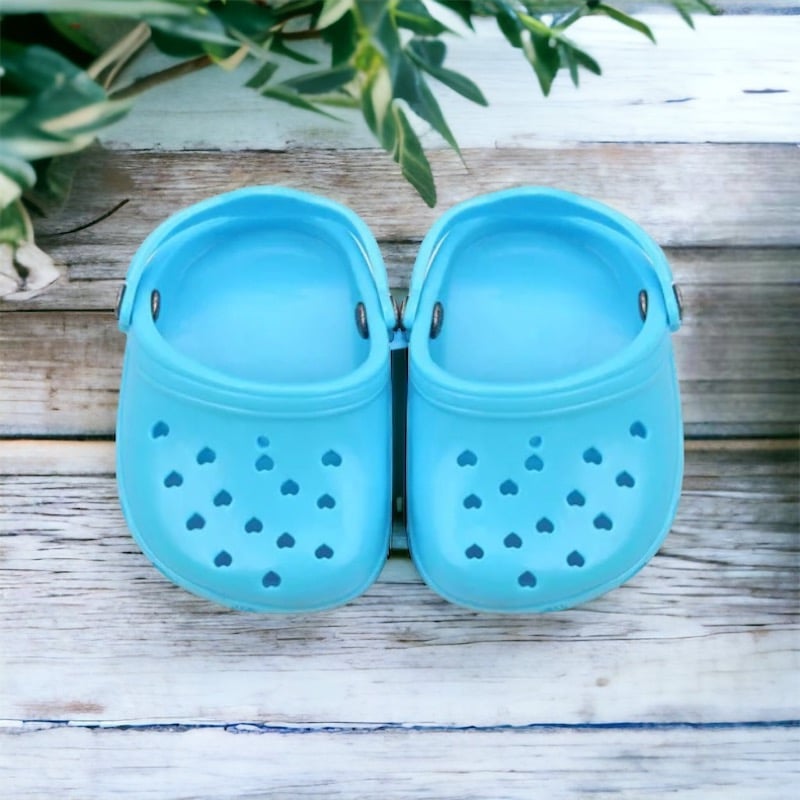 Pool colored crocs best sale