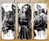 tate McRae tattoo girl 20oz tumbler 