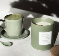 Image 1 of Ceramic Matcha Candle