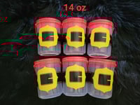 Christmas bucket with top and hand