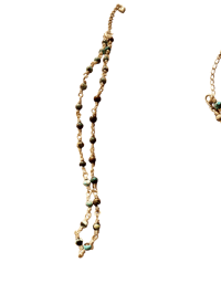 Image 3 of Turquoise Whispers | Dainty silver turquoise necklace | bracelet |  Christmas gift 