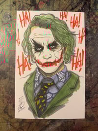 Original Art: The Joker (Heath Ledger)