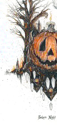 Image 2 of Salem Night Faire 18x24 Exclusive Print Signed and Numbered To 31 Copies 