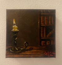Image 1 of Candlestick & Bookshelf(Magnet)