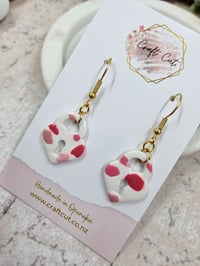 Image 2 of Terrazzo Padlock Earrings