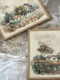 Image 2 of Duo de petites aquarelles