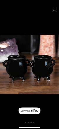 Cauldron Salt & Pepper Shakers