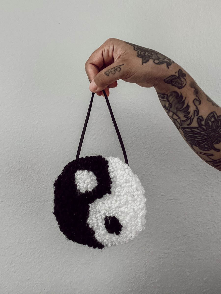 Image of Ying Yang Paige’s Punches Punch Needle Wall Hanging 