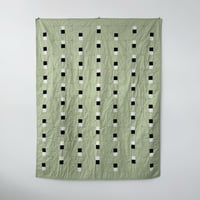Image 2 of Pistachio Dream throw quilt