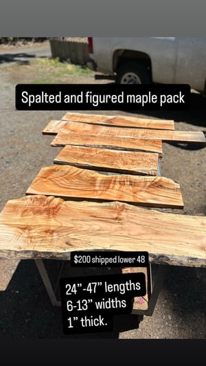 Figured shorts, shorts, and by the pound wood