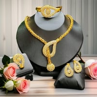 Image 2 of Radiant Sparkle Rhinestone Jewelry Set