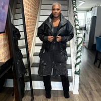 Image 3 of Faux Leather Biker (NEW)