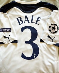 Image 1 of Tottenham Hotspur “BALE 3” 2010/11 Home Cup Shirt + UCL patches (S)