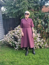 Image 2 of Cross front dress -harl