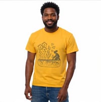 Image 4 of Hood Rich Earth Work Unisex Tee Shirt