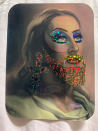 The Yaaaassification of Christ Single - 4”x3” glitter vinyl sticker **ONLY ONE LEFT**