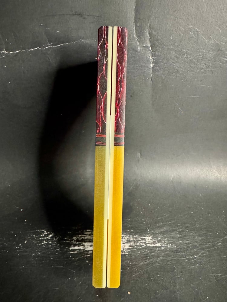 Image of Raffir Alume Moon & Lager G10 GLOW Segmented Knife Scales