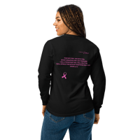 Image 2 of long-sleeve shirt - breast cancer awareness
