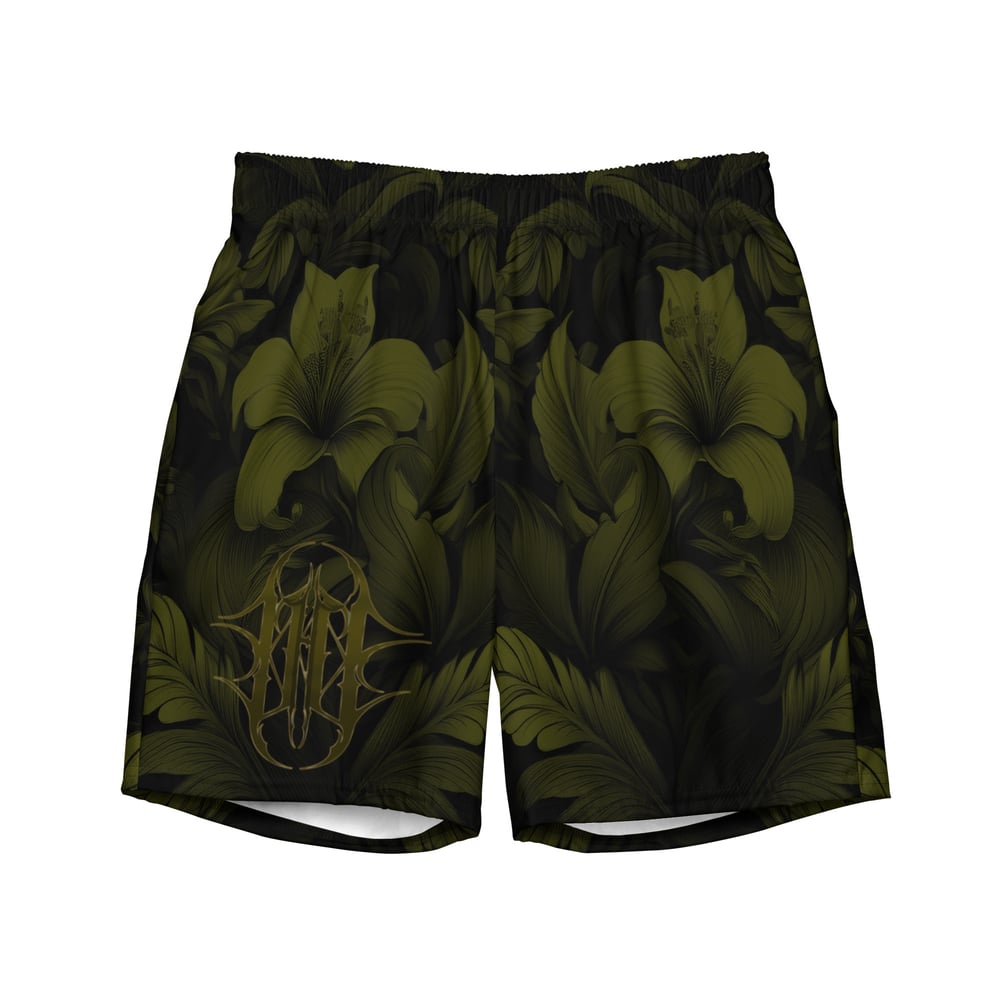 All-Over Print Recycled Swim Trunks