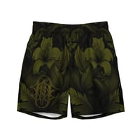 Image 2 of All-Over Print Recycled Swim Trunks