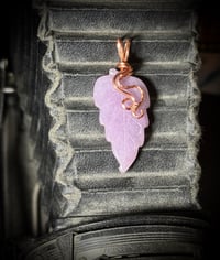 Image 2 of Purple Jade Wrapped in Copper