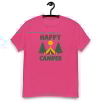 Image 8 of Unisex classic tee, Happy Camper T-Shirt | Camping Outdoor Adventure Graphic Tee