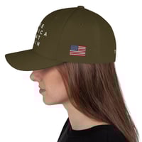 Image 14 of MAGA Make America Great Again - Flex Fit Structured Twill Cap