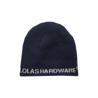 Image 3 of Whimsy x Lolas ‘Cat Bomb’ Reversible Beanie [NAVY]