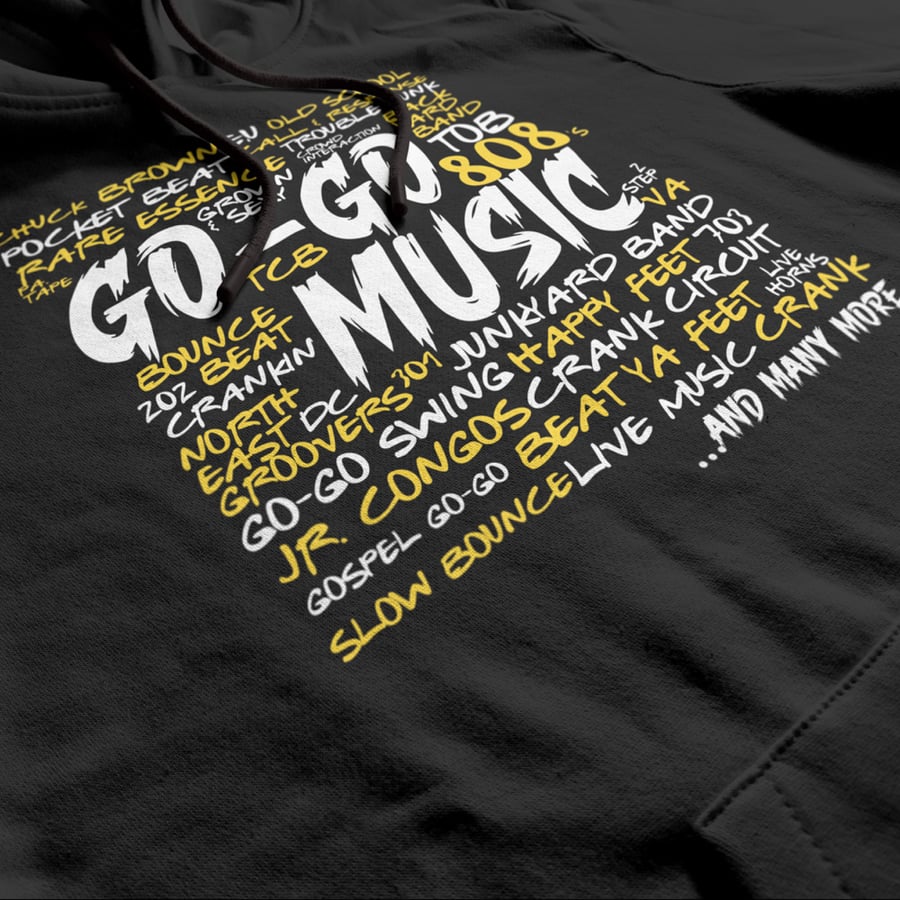 Image of Go-Go Music Tribute Hoodie – Limited Edition MC25APLDG-HDY002