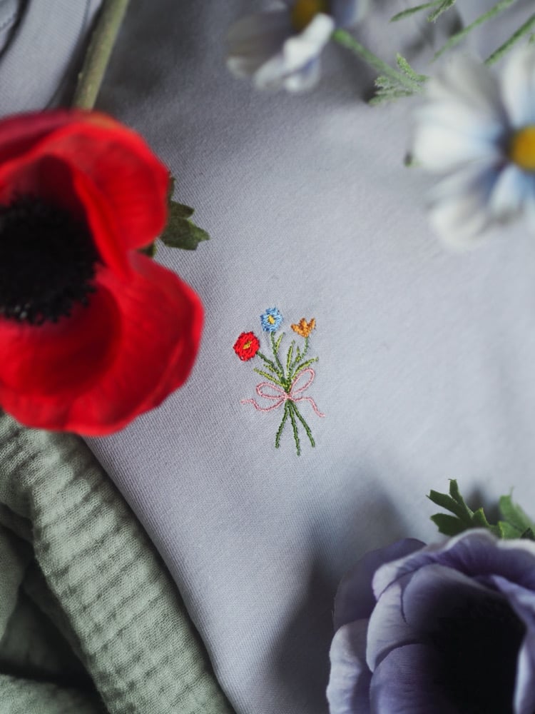 Image of  Summer Sprinkle Tee, Posy Picking - Lavender
