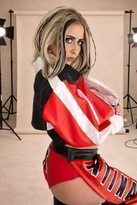 Image 2 of Dirty Chaps and Bikini Costume - Red